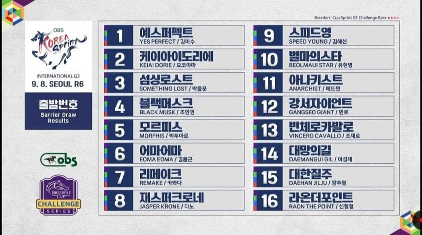 (역핫산) 2024 코리아스프린트 - 리메이크