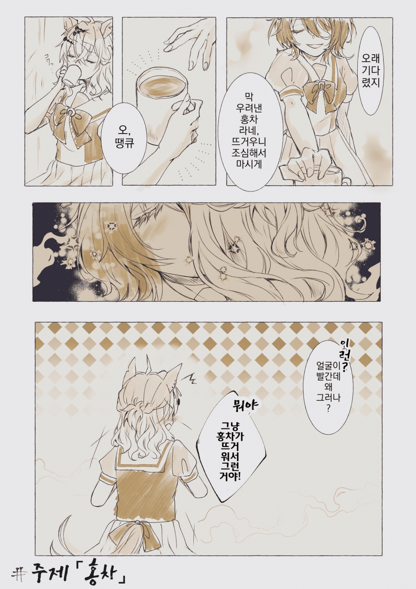 [ﾓﾘﾁｬﾝ]주제, 홍차