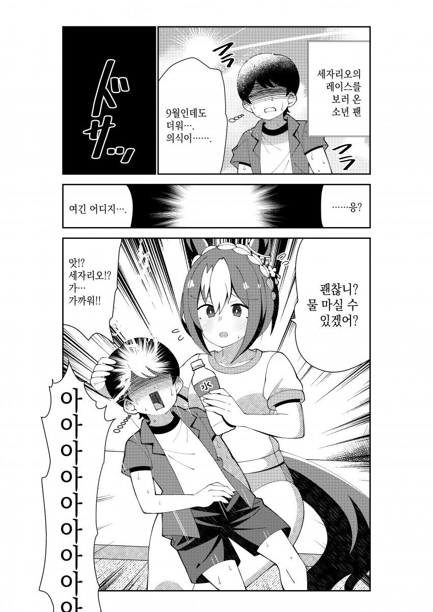 [荒森進(ラッコ)] 착한 세자리오와 소년 팬