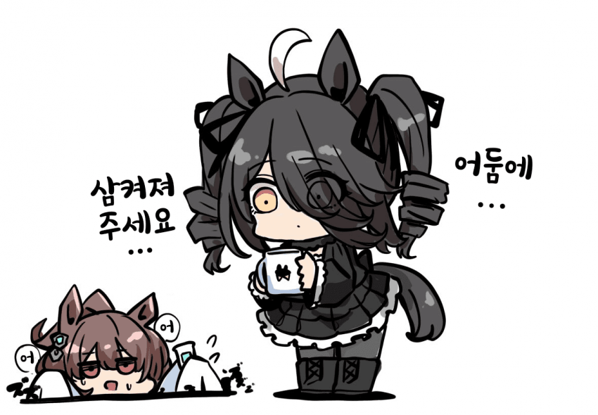 [カワモチ]고스로리 트윈테일 카페