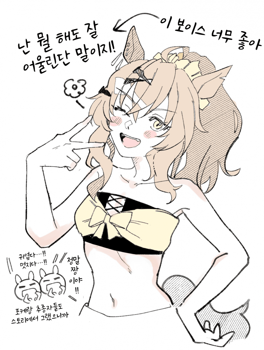 [ぽれ]포니테일 복개