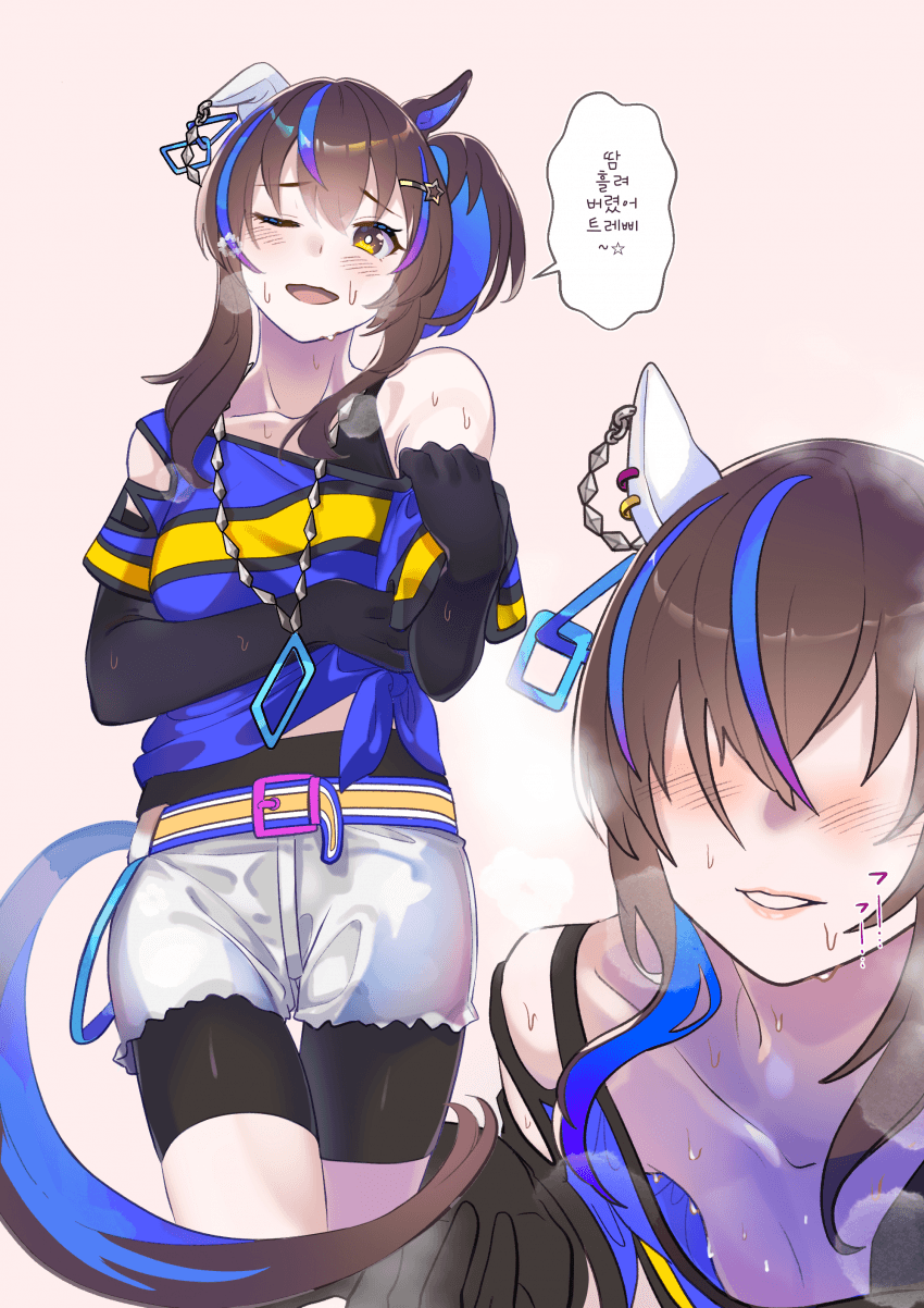 [同志たつとでっかいの]레이스 후 헬리삐