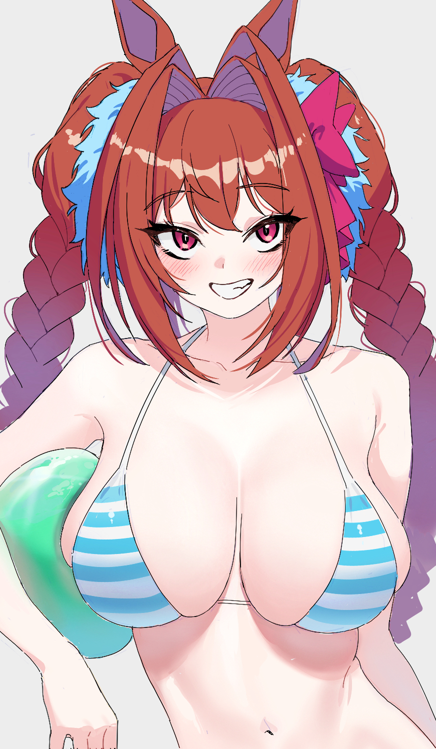 다스카 줄무늬 비키니