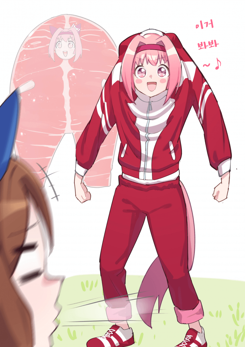 [ふりーりぃ]생연어 흉내!