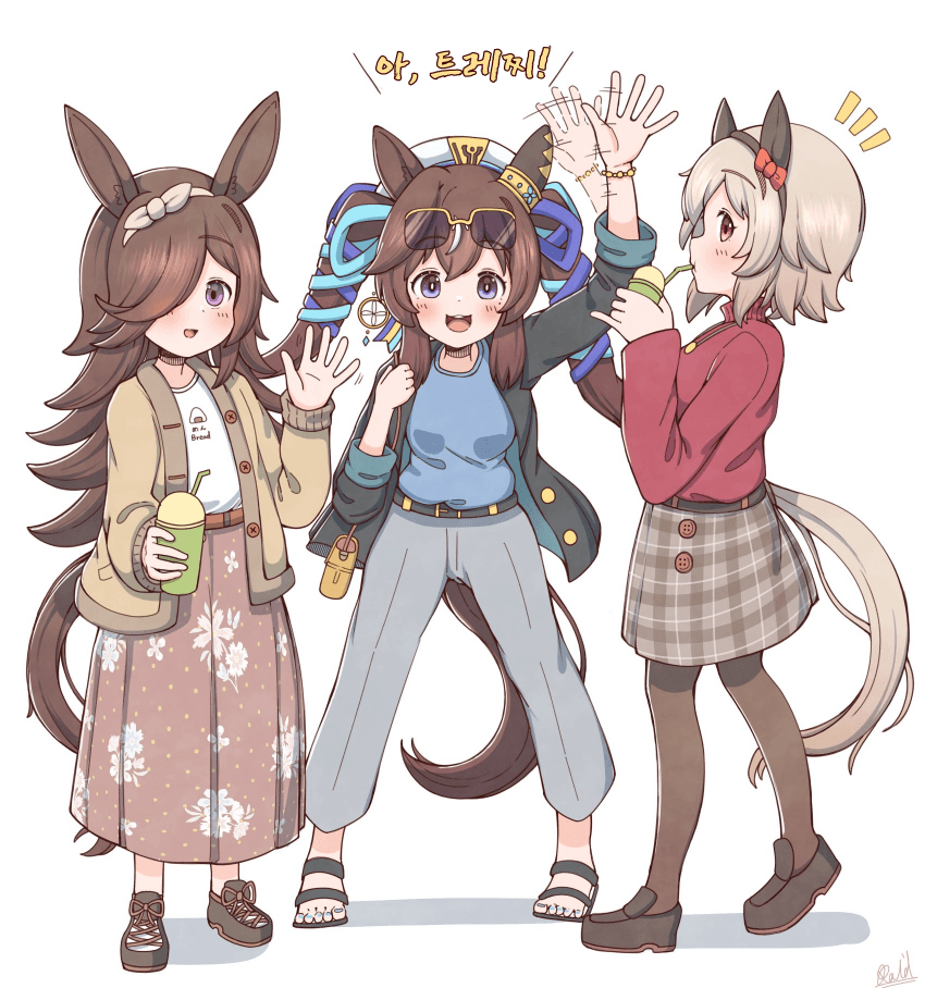 [落書きのRAID]여동생즈와 외출