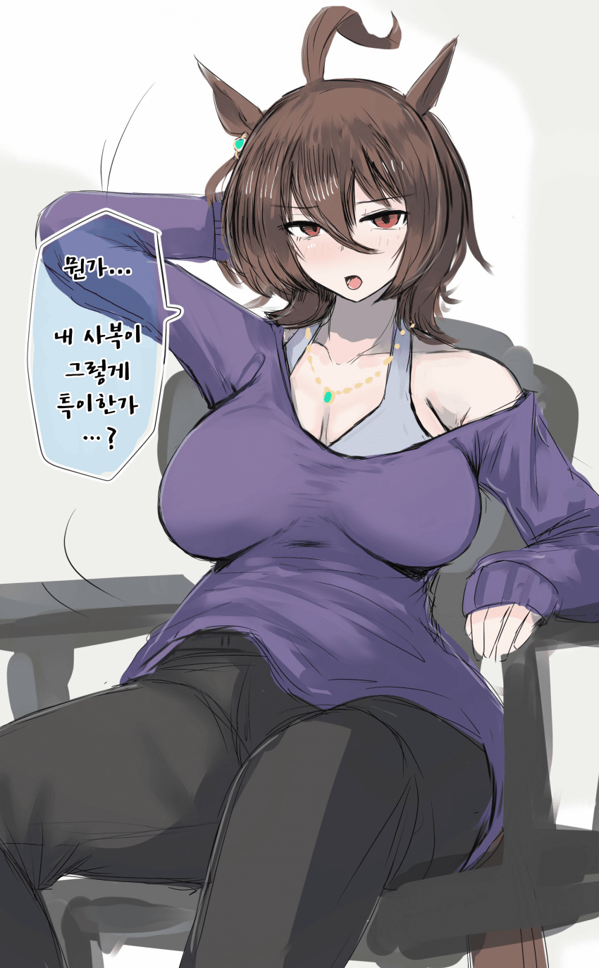[かにさわ]타키온의 다 늘어난 사복