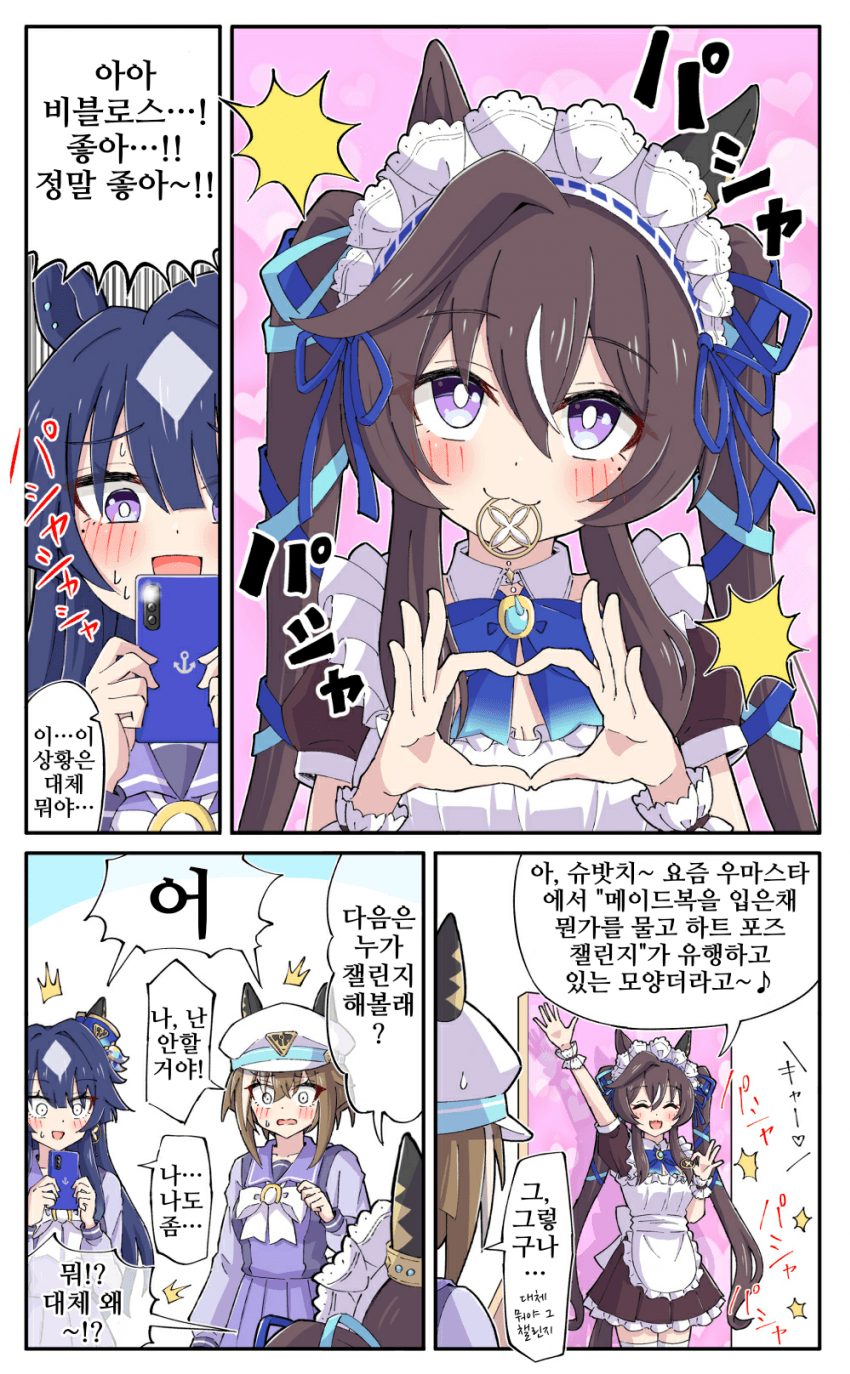 [糖士郎]메이드복 V세자매