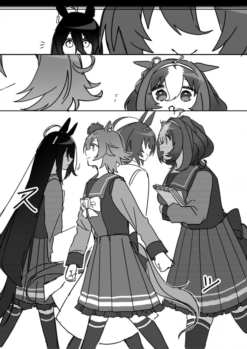 [田心ひそめしか]그냥 지나치지 두 사람 시리즈