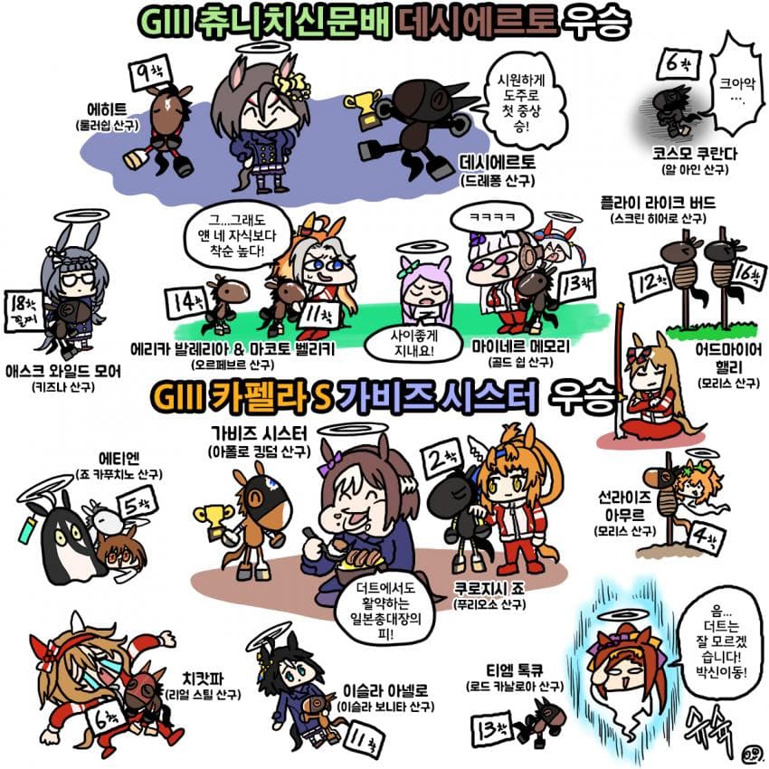 주말 츄니치신문배, 카펠라S, 홍콩컵 그림
