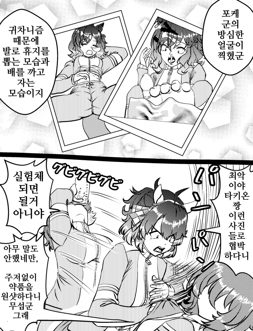 [づだぐん]아그네스 타키온에 대한 단츠 플레임의 반응집