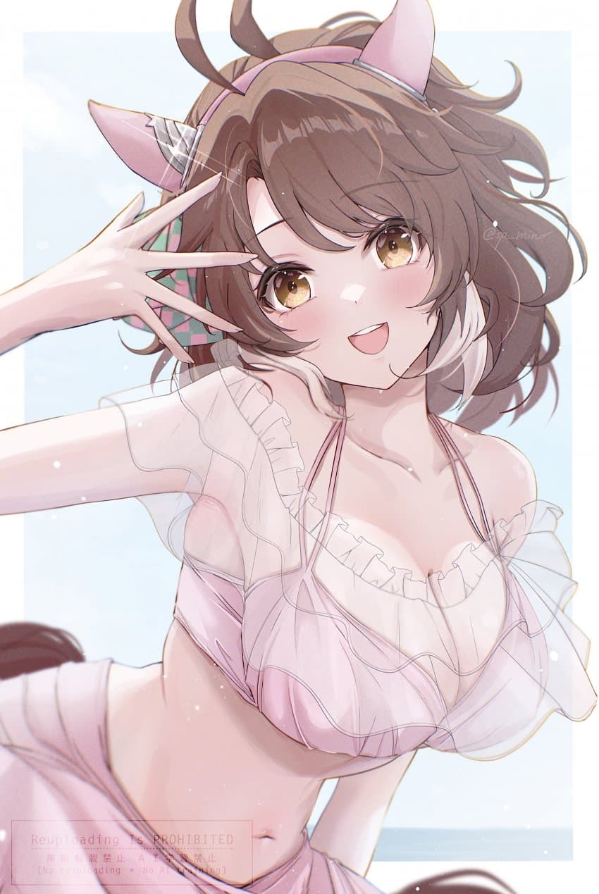 [特上ﾐﾉ] 완성된 블루레이 수영복 단츠