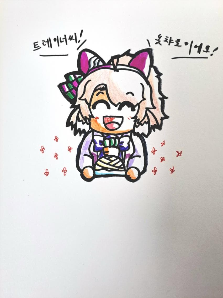 옷챠호이한 단츠 그렸어