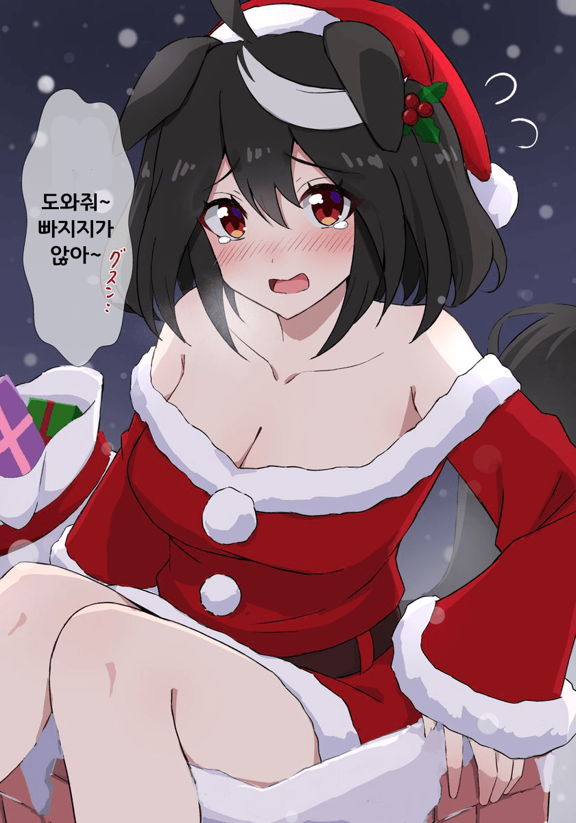 [せーじ]굴뚝에 끼인 산타 키타쨩
