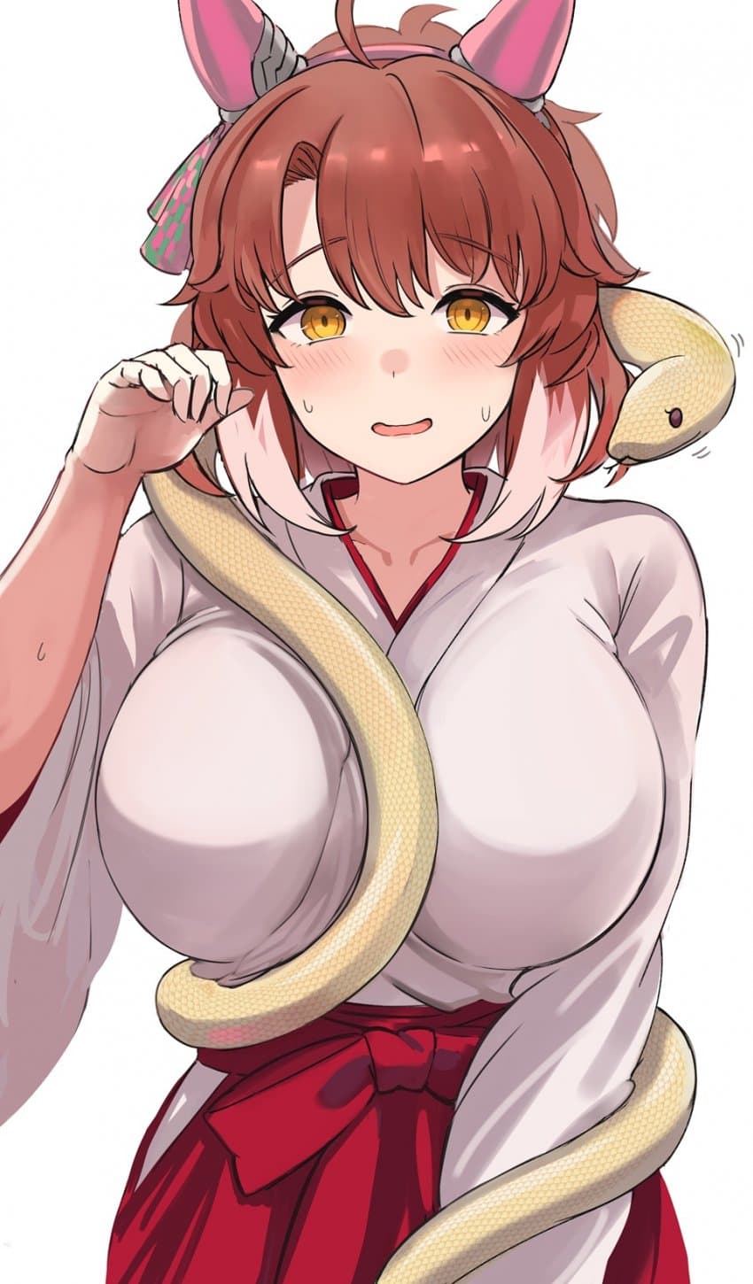 [えぬみ] 뱀에게 감긴 단츠