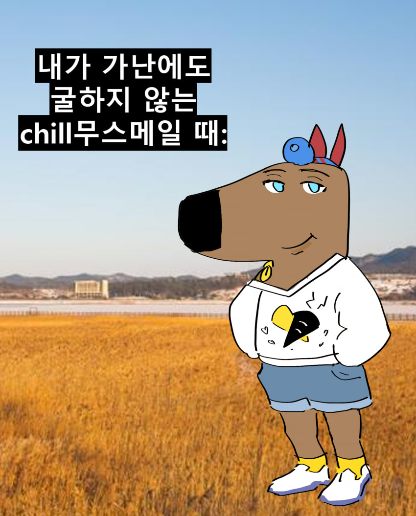 내가 가난해도 굴하지 않는 chill무스메 일때