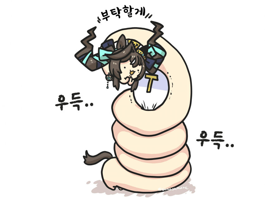 [ごま]트레이너를 쥐어짜는 비블로스