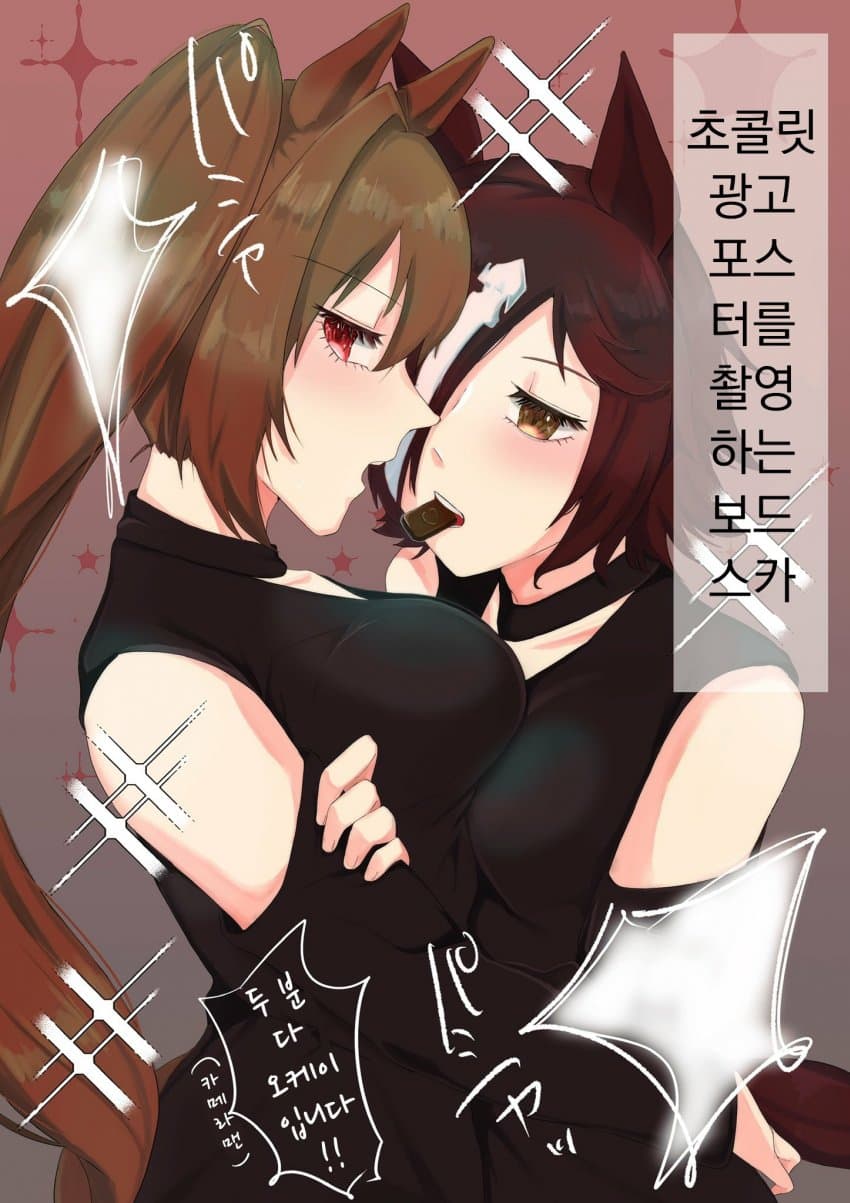 [エイの干物]보드스카의 초콜릿 광고 포스터