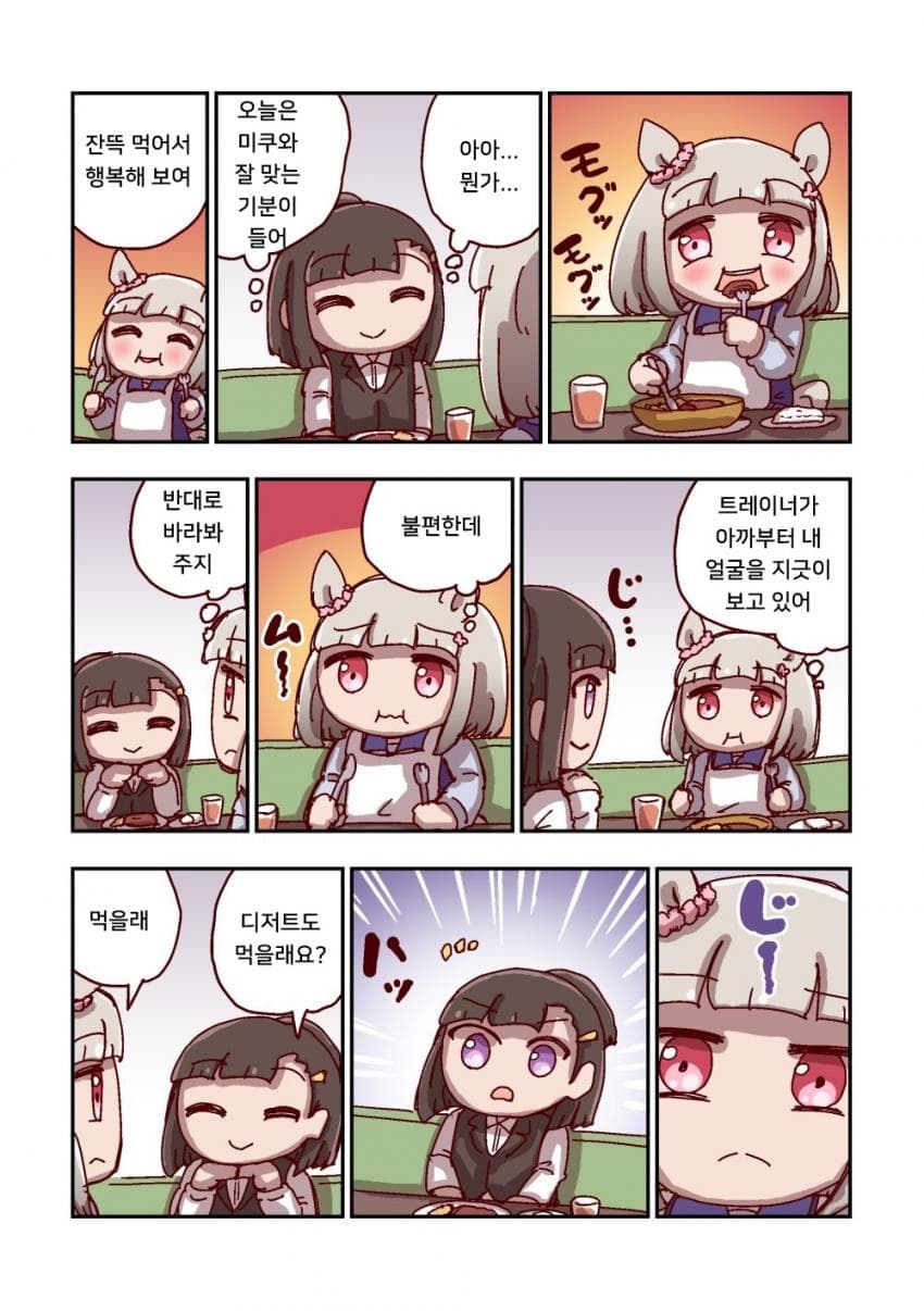 [ねこ号] 해피 미쿠와 시선