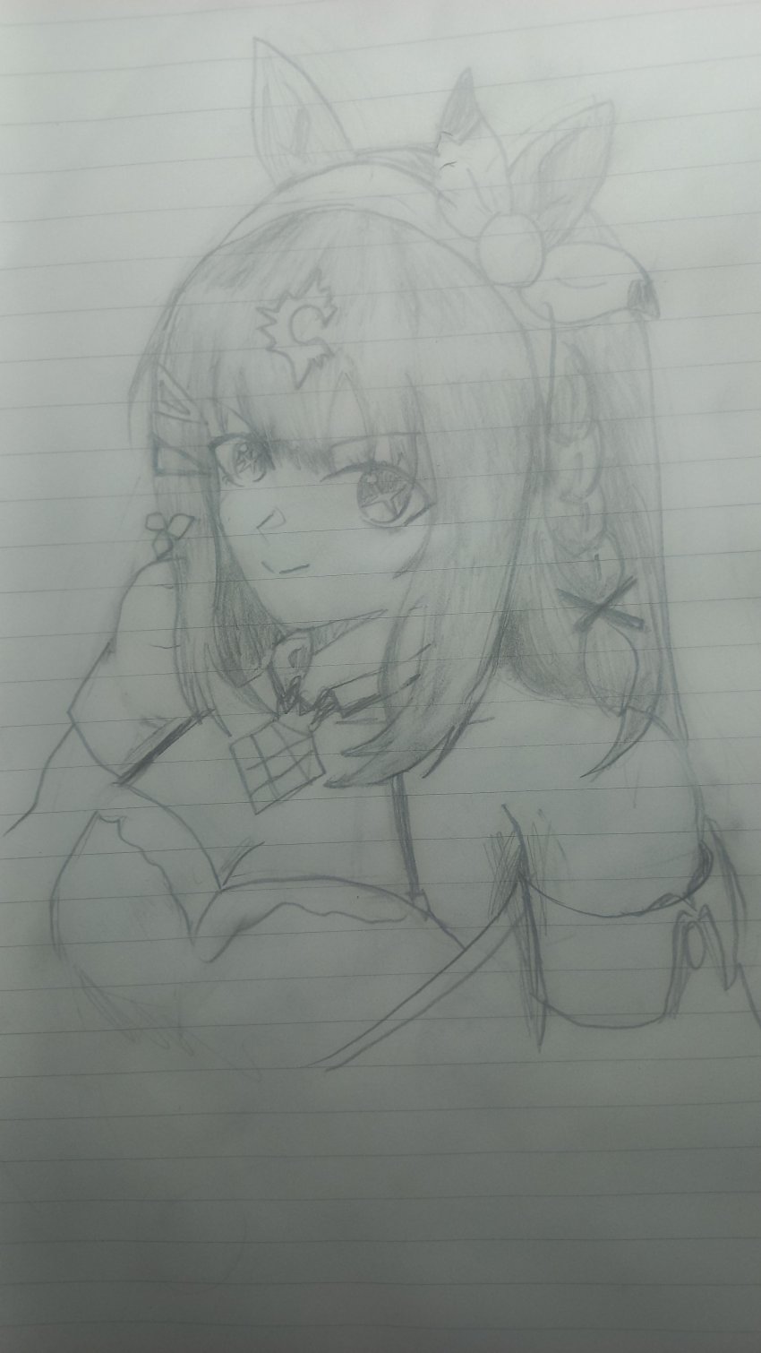아몬드 아이 손그림