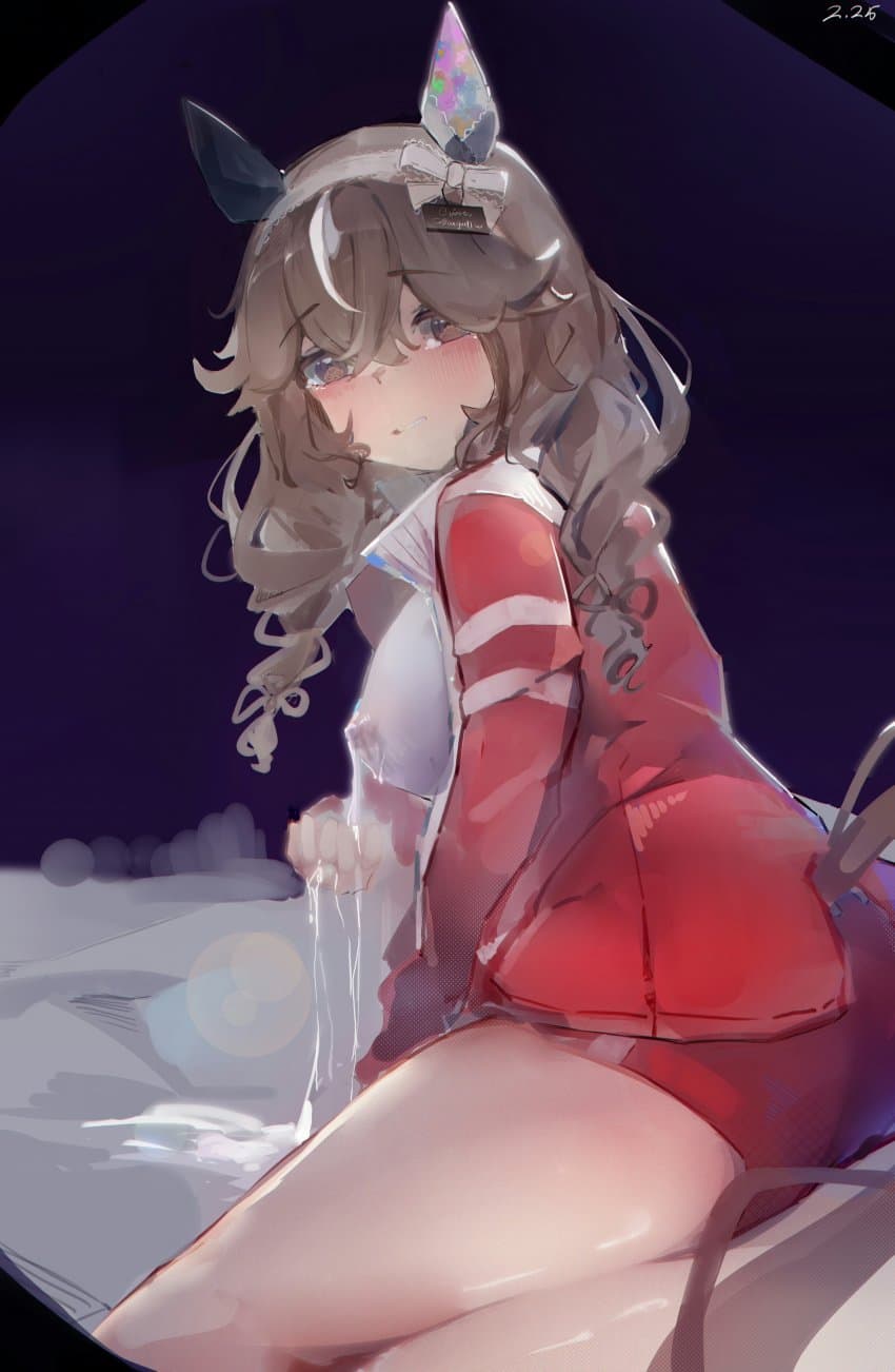 체육복이 젖은 카렌