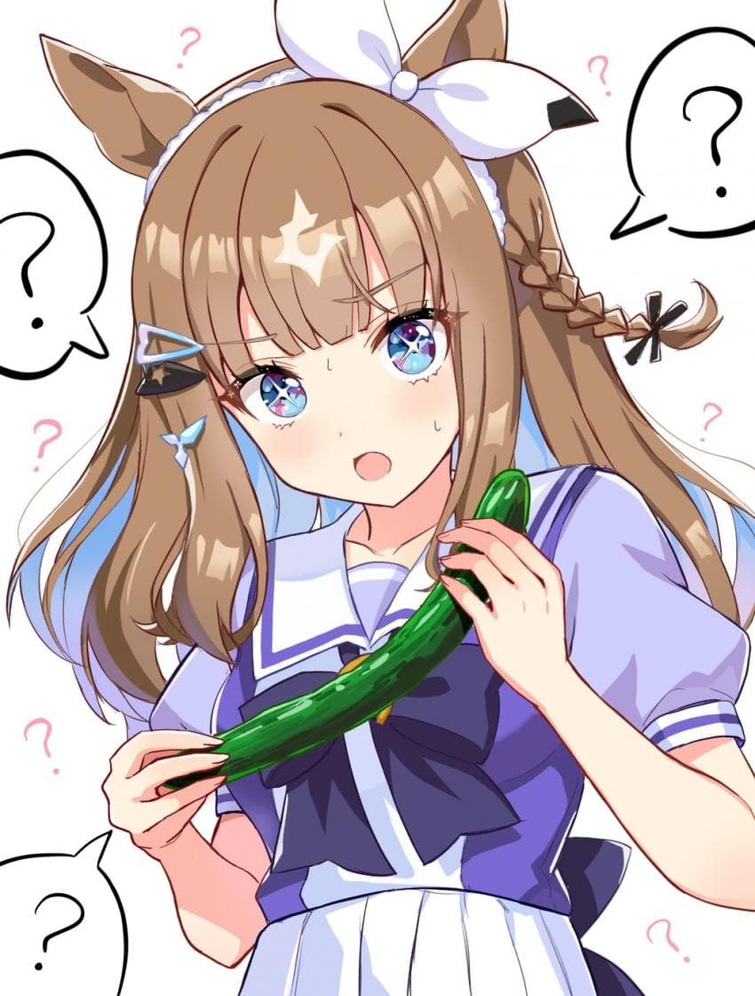 [くらうちんぐスタート] 갑자기 오이를 건네받은 아이쨩