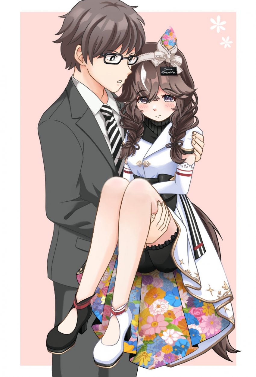 クロネコ８６) 공주님 안기 중인 부케도르.