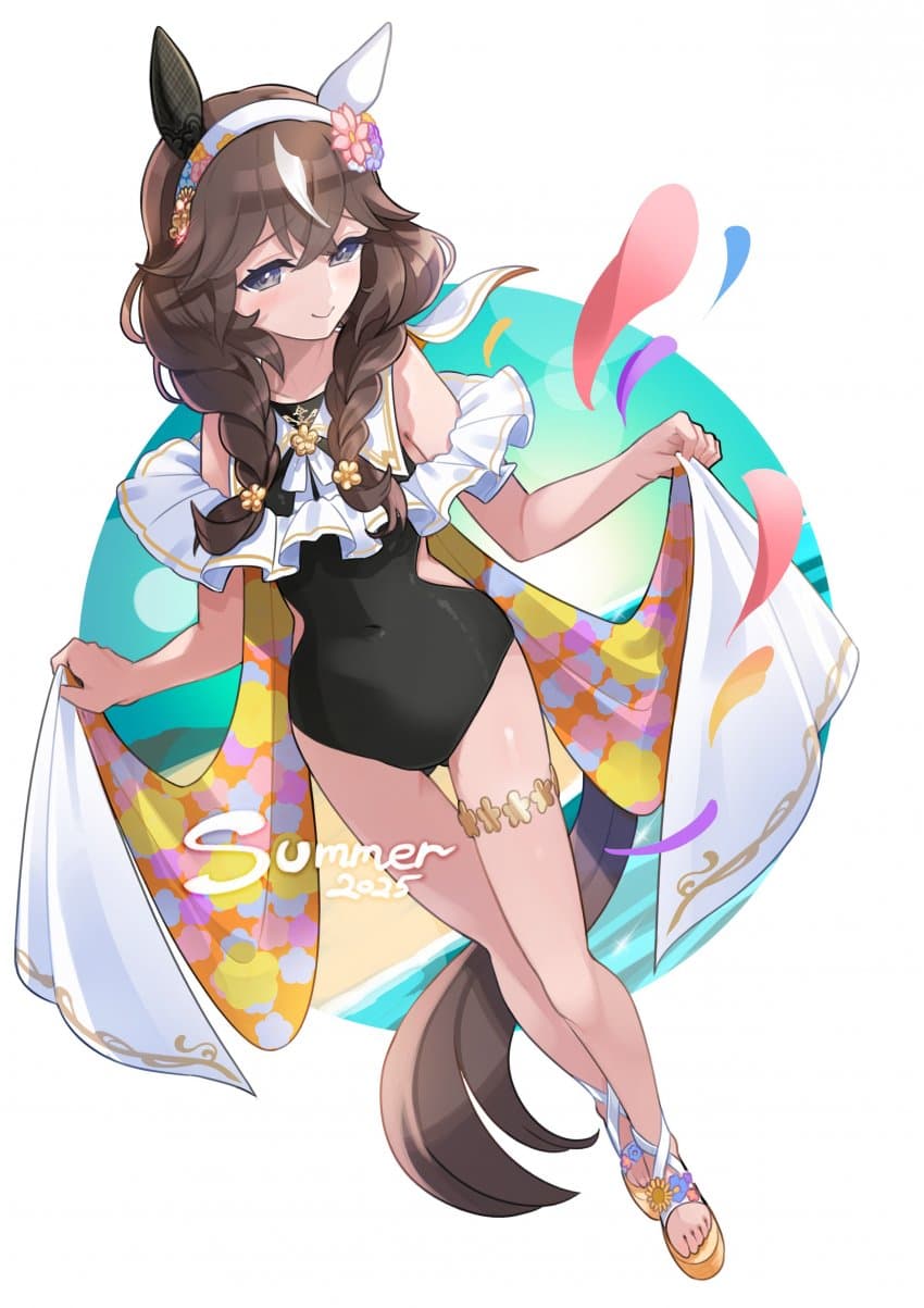 [よこじ] 꽃카렌 수영복