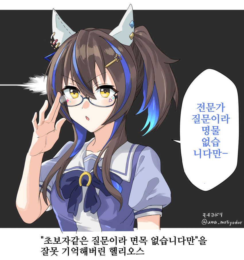 [モチヨドリ]잘못 외운 헬리오스 낙서