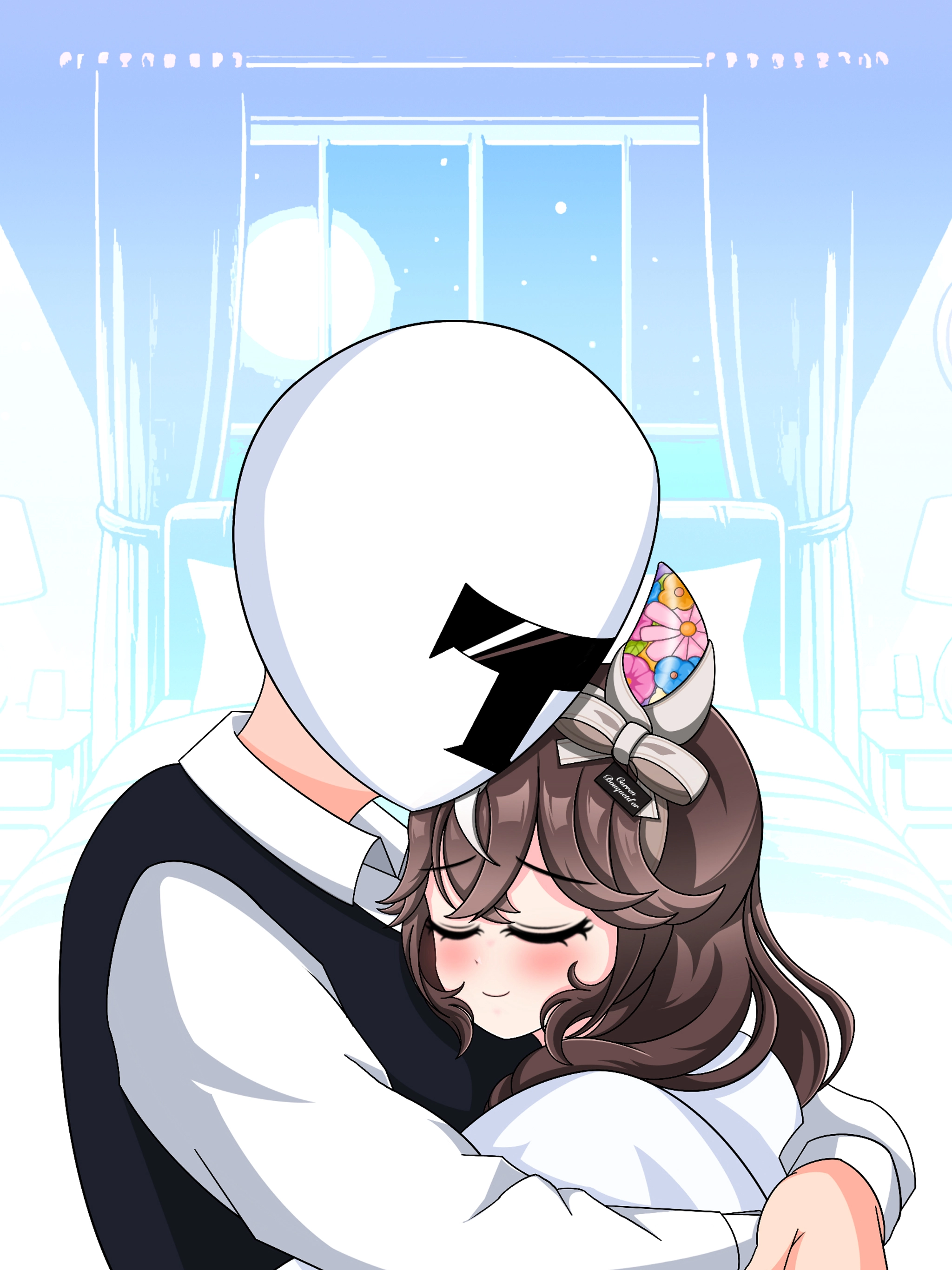 부케 안아주기