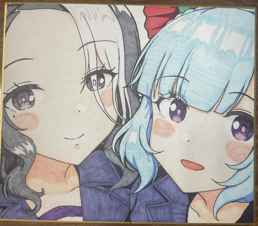 [손그림] 일본행사용 당모누 자매