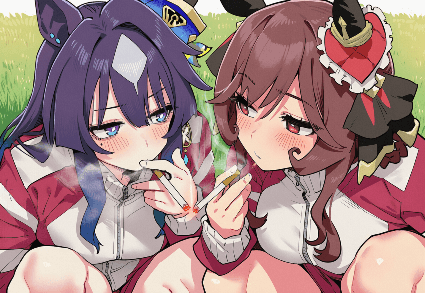 오프더레코드) "언니, 저 라이터 좀 주세요."