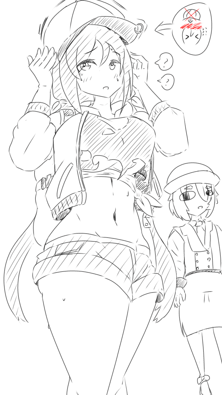 그림)시나리오별 NPC 의상 바꾸기:URA×라크(1)