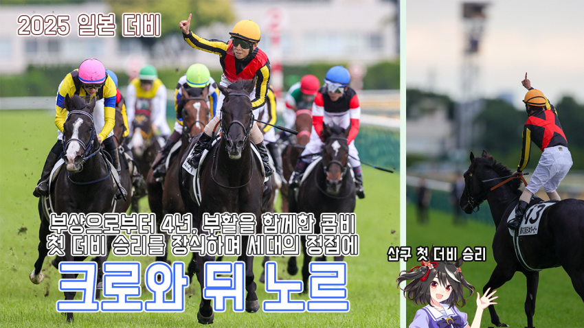 핫산) 크로와 뒤 노르 - 25 일본 더비 「7950마리의 정점」