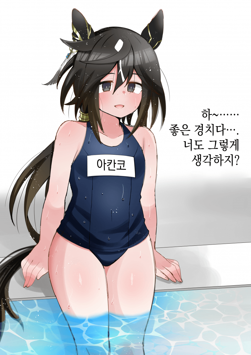 [荒森進(ラッコ)] 덥고 습한 6월을 수영복 스테고로 극복하자