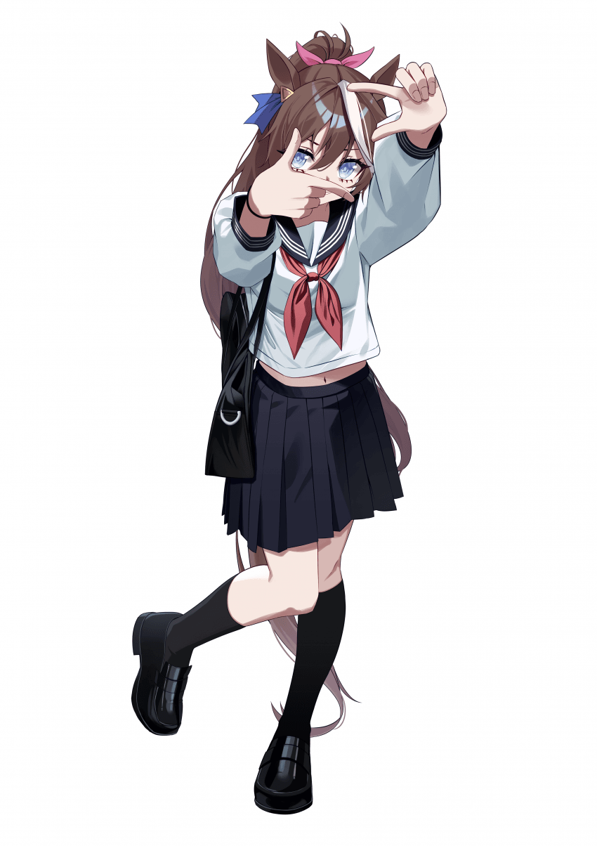 그림) 교복 테이오 그려왔어!