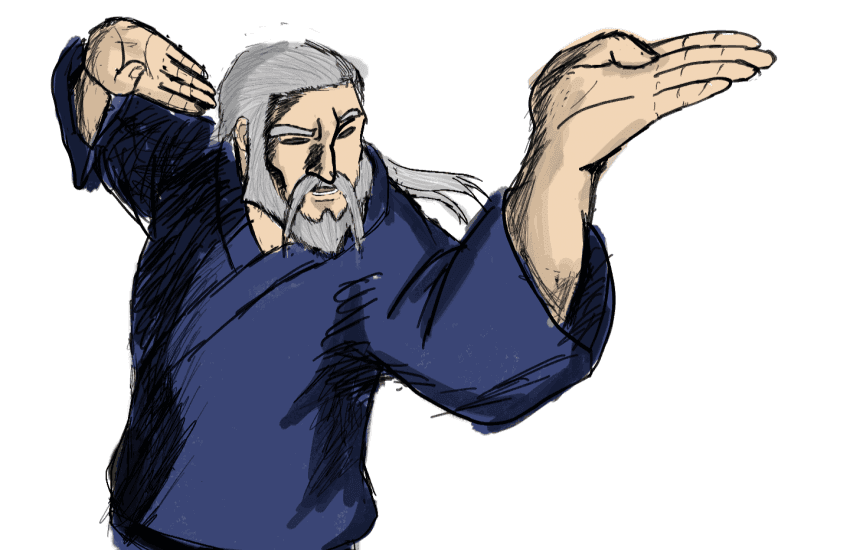 "대답해라! 무테키!"
