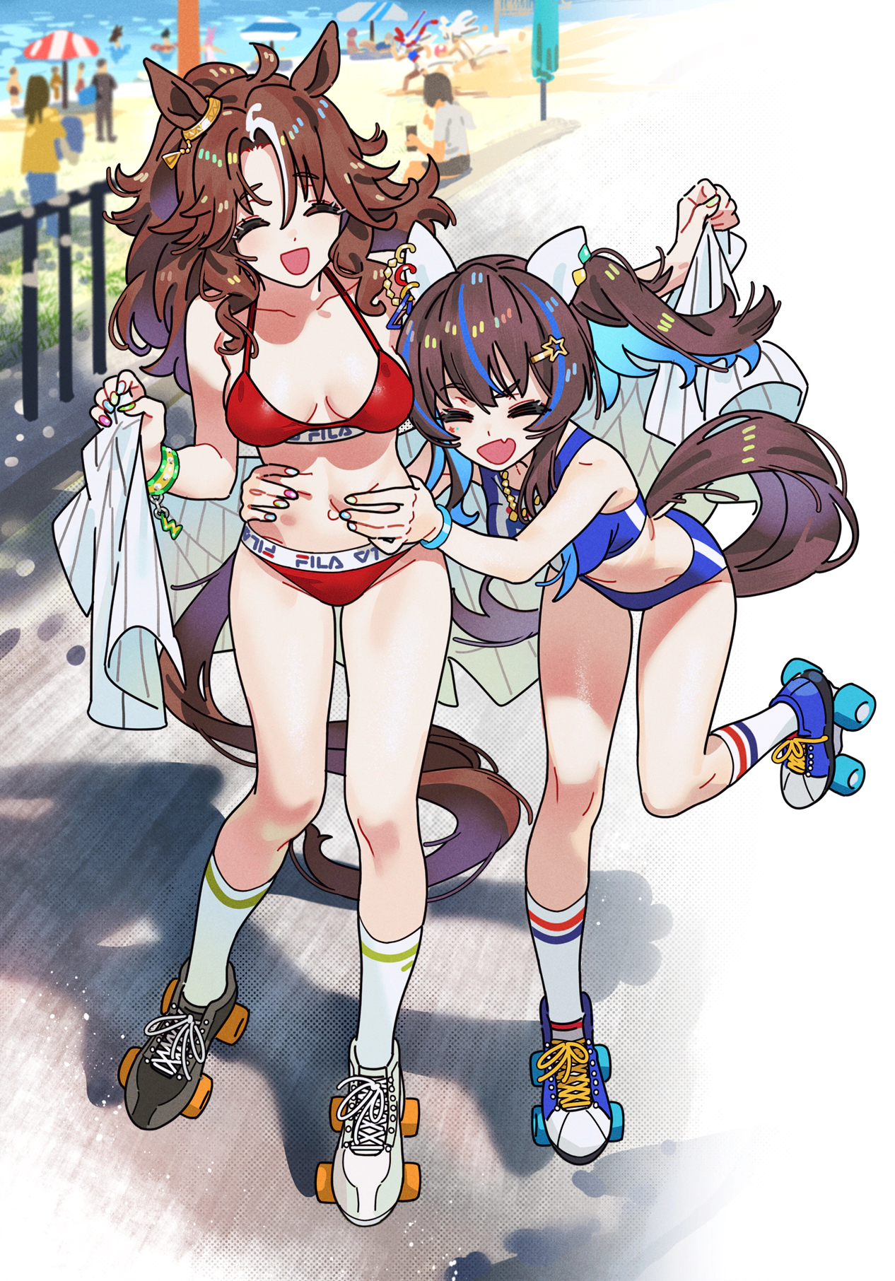 헬리파머 수영복 그림