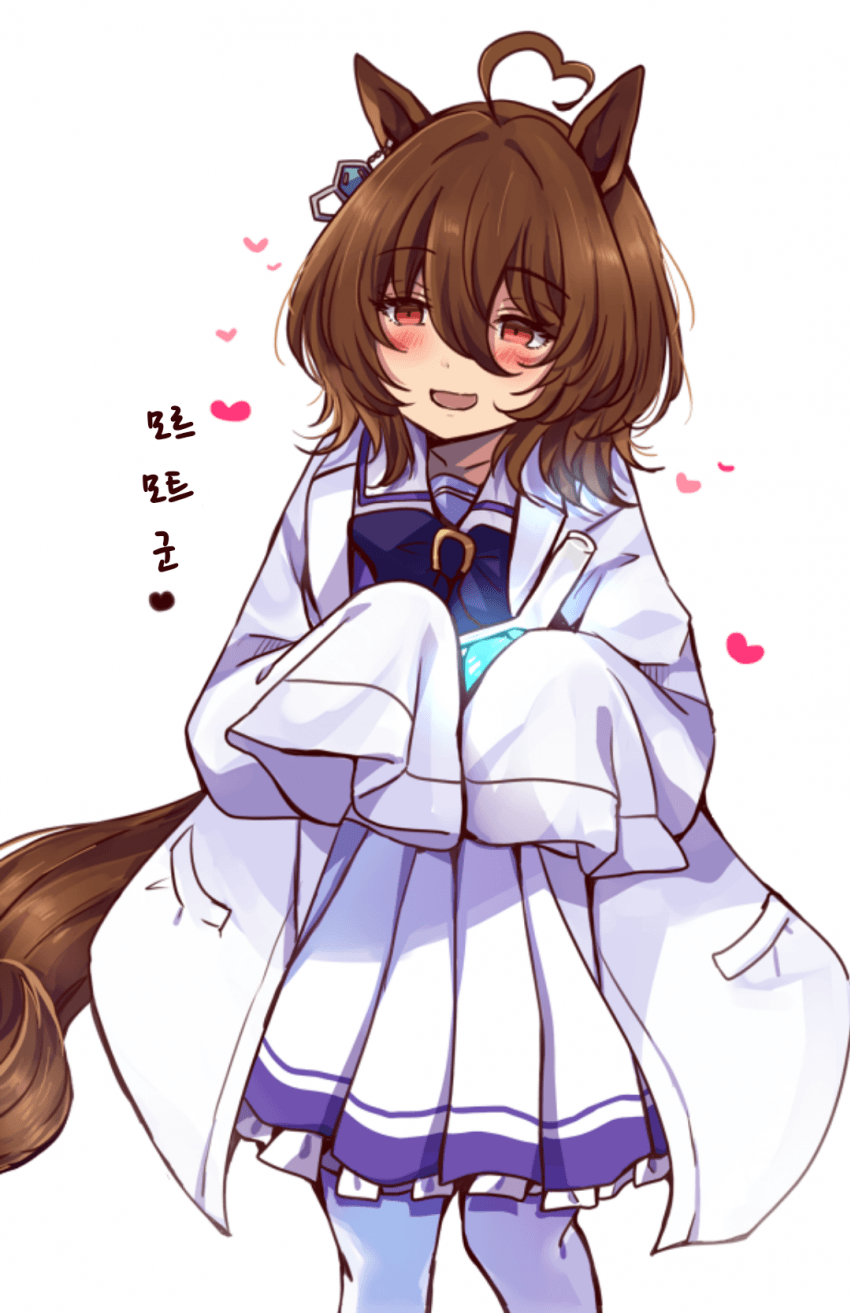 [とやこぶ]좋은 실험체(트레이너 군)를 발견한 타키온짱