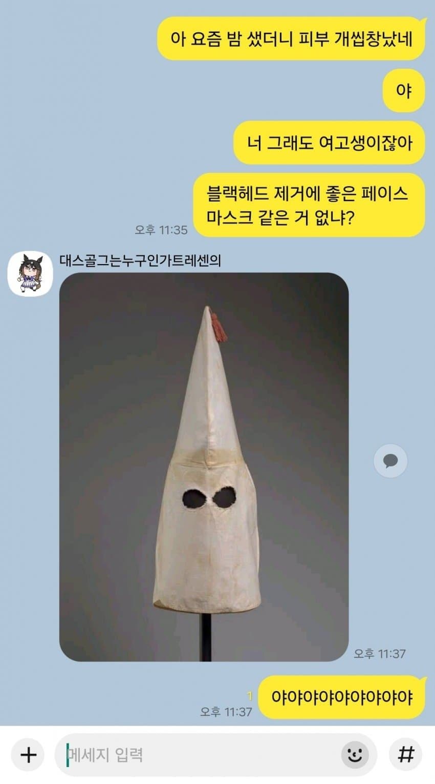 톡문서) 피부가 상한 여트레