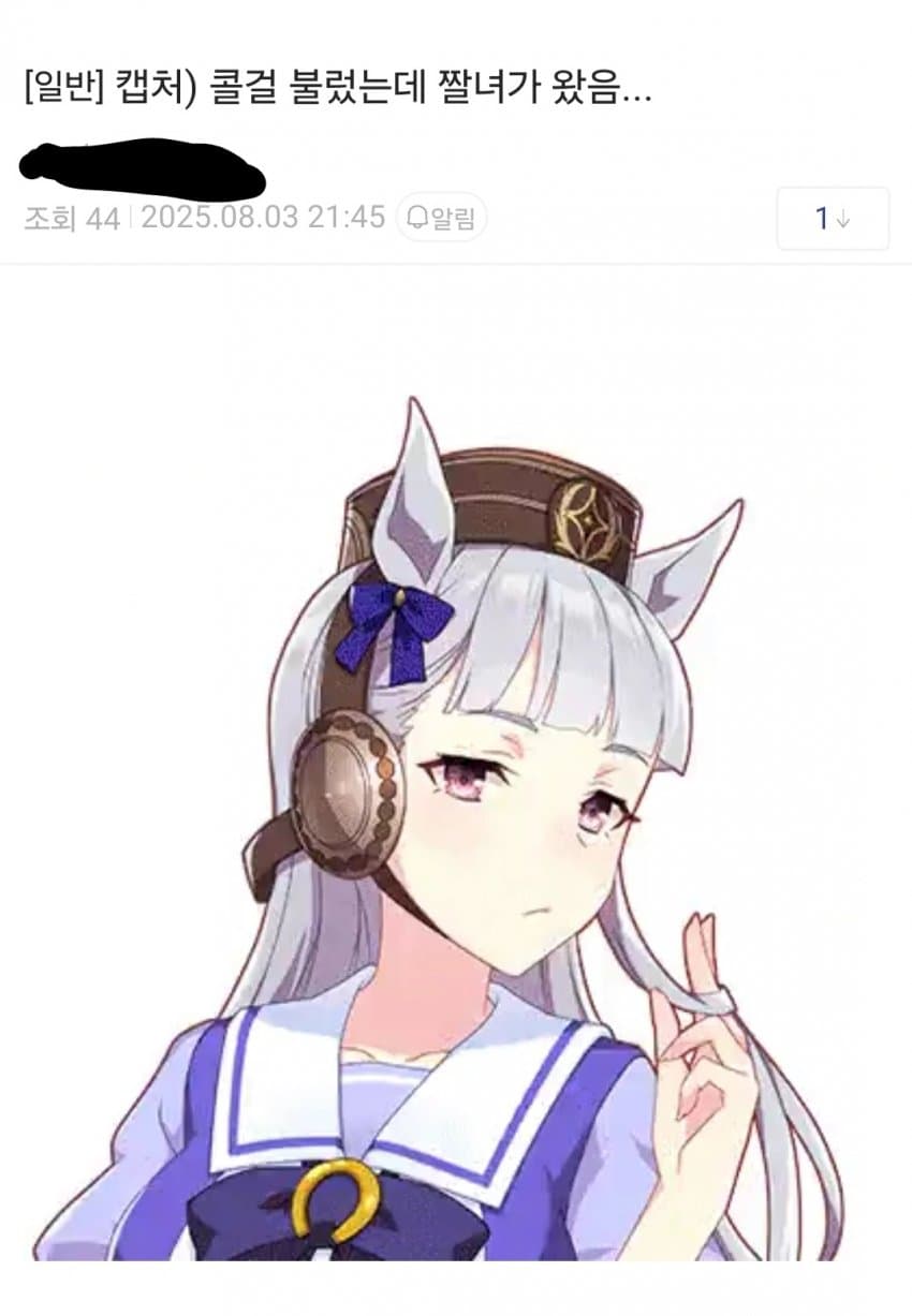 찾아온건 콜걸이 아니야! 이 고루시다!!