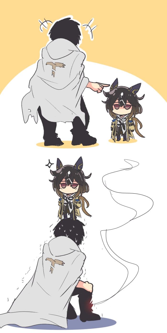 그림) 키가 작은 스테이 골드씨