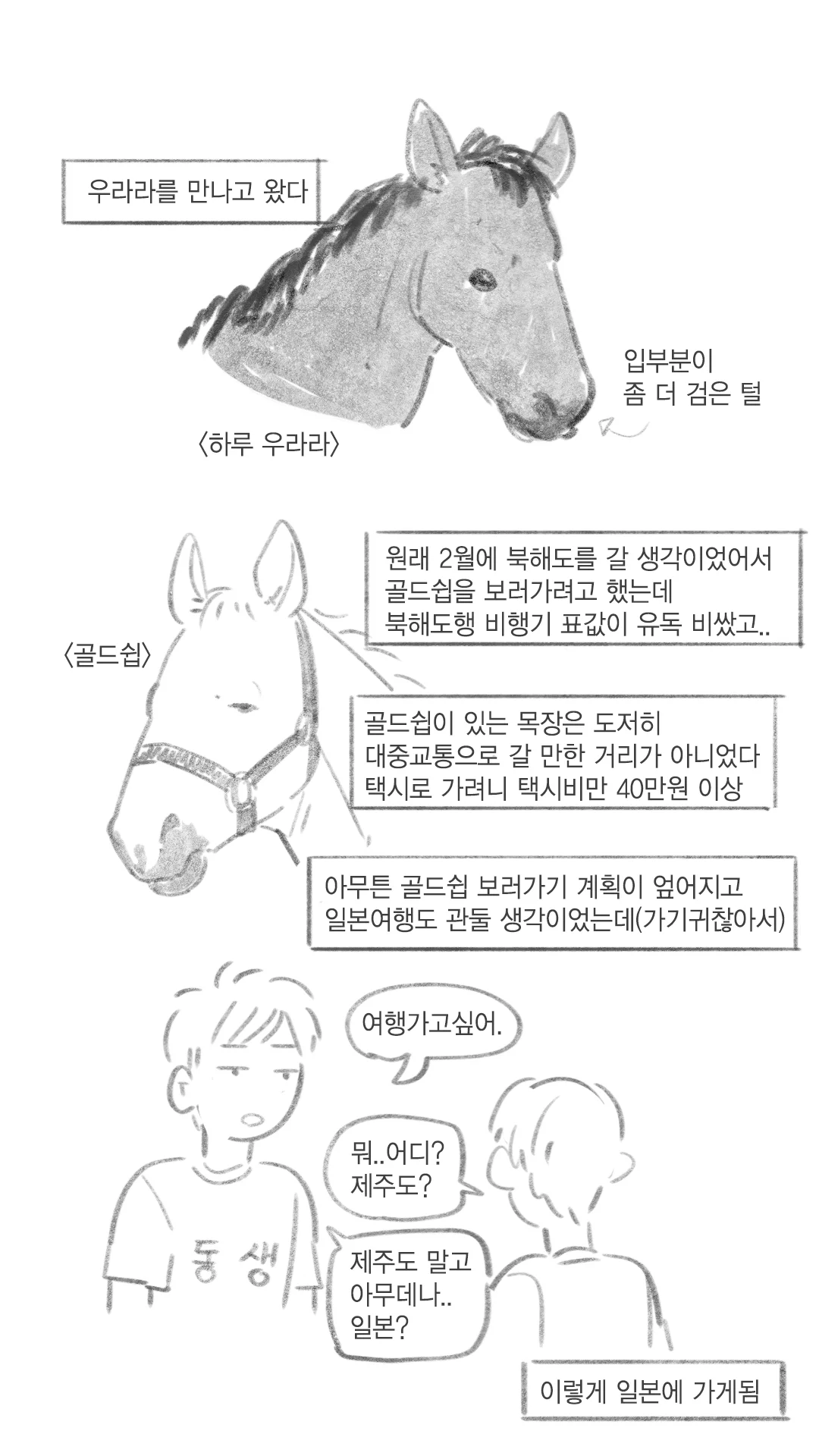 하루 우라라 만나러 가는 만화 manhwa