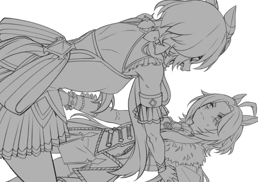 올붕사과 그리는중