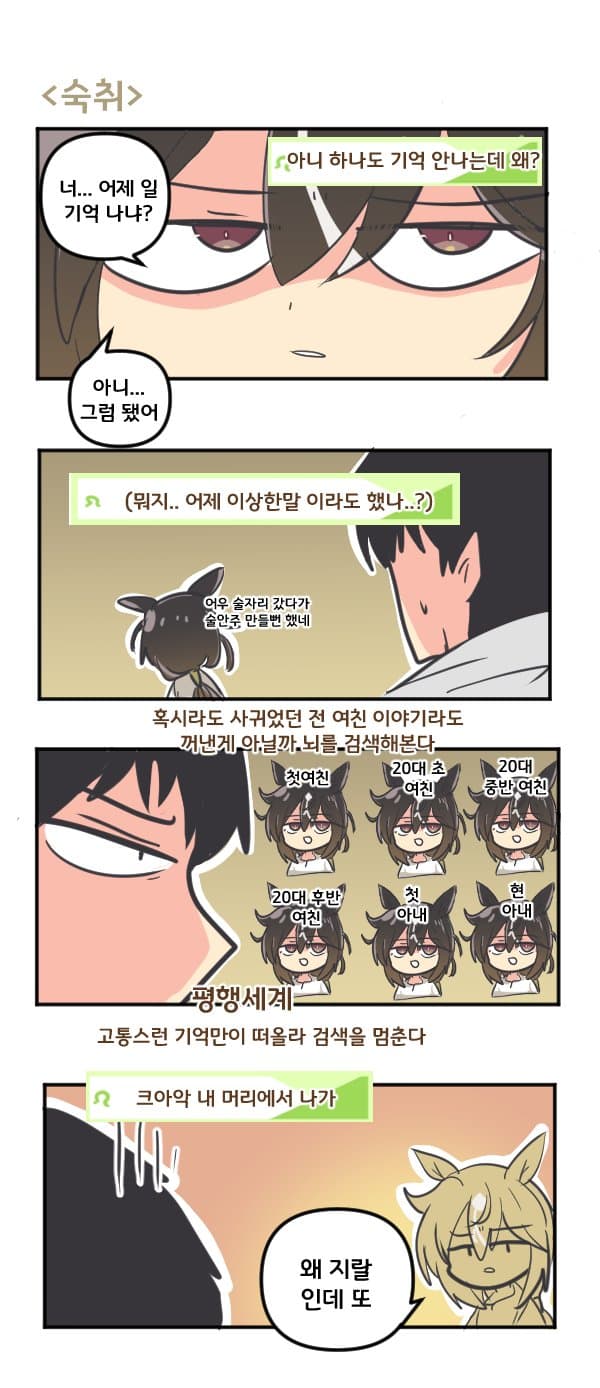 만화) 스테이 골드와 숙취