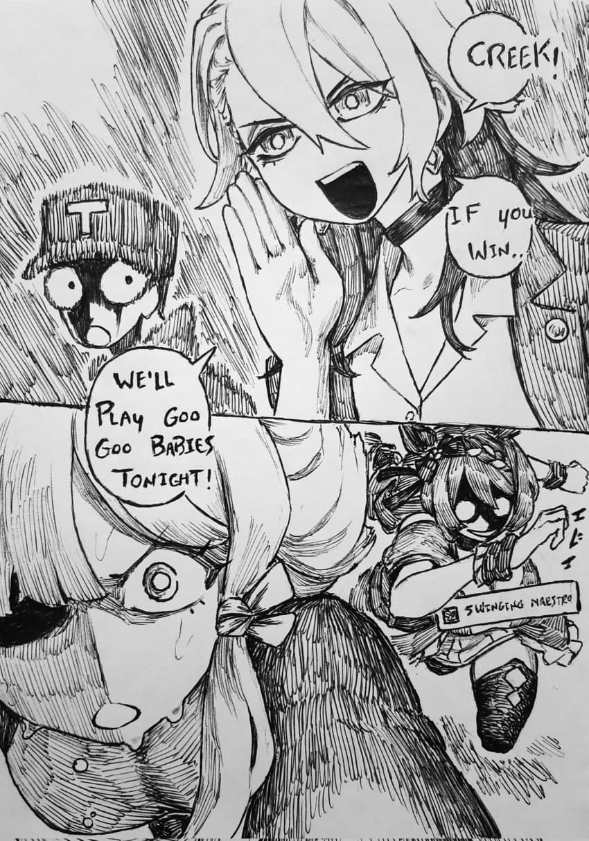 ”Hey 트레이너 승리의 주문을 부탁해.“