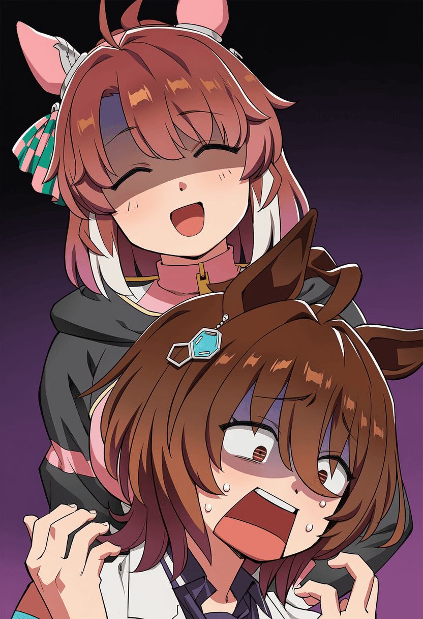 "괜찮아, 타키온쨩~ 나 화 안났어~"