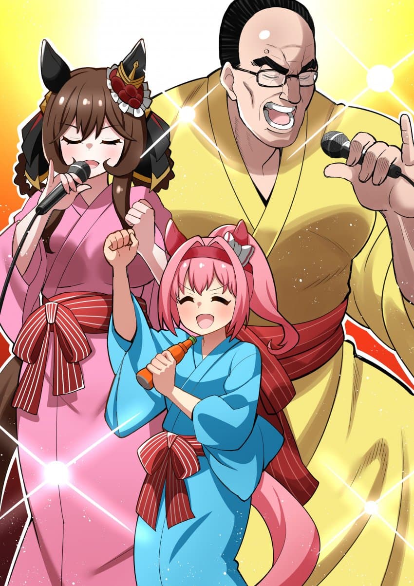 [荒森ラッコ] 엔카 부르는 우라라 & 젠틸