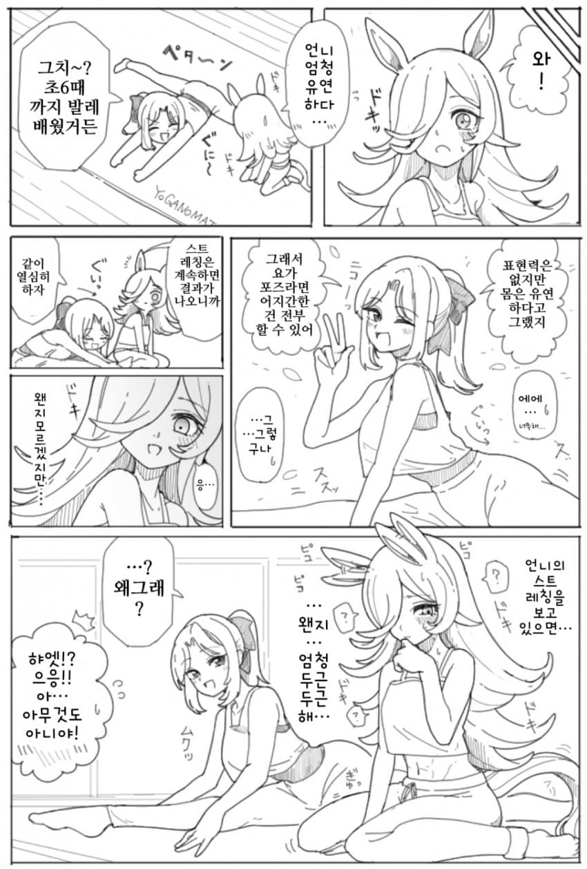 유연한 여트레 보고 꼴리는 라이스 야하네...