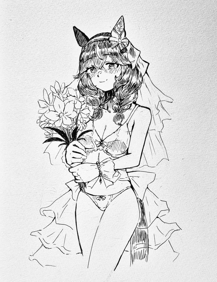 그림) 부케를 그림