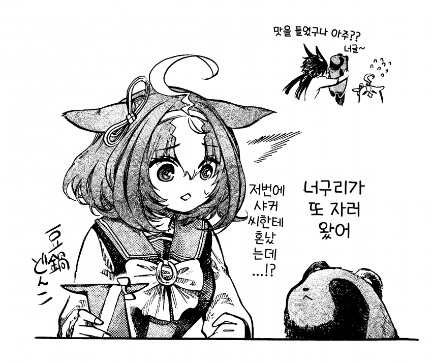 [豆鍋どんこ]너구리가 왔어요
